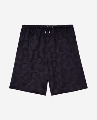 The Kooples MEN NAVY navy jacquard shorts