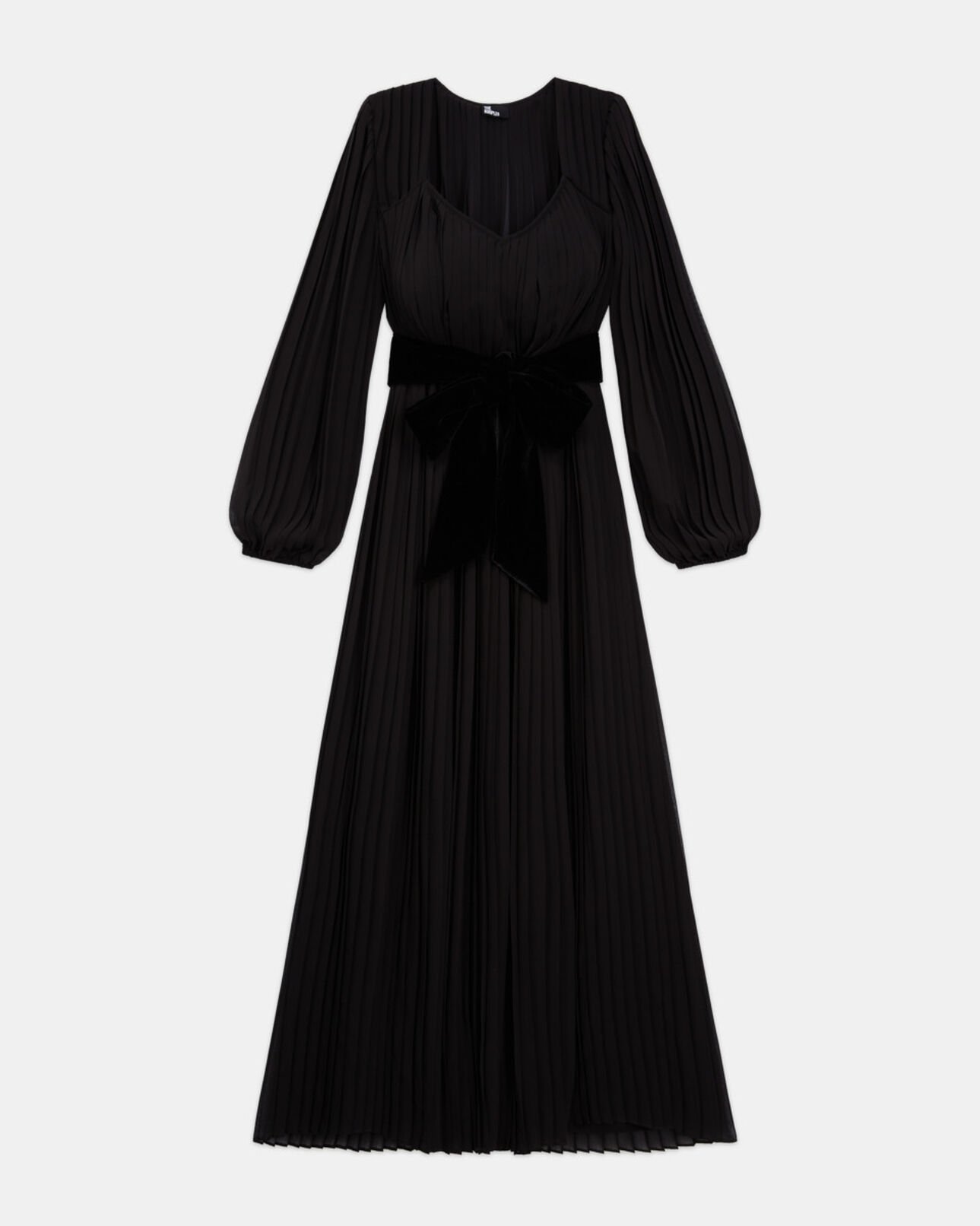 The Kooples WOMEN BLACK long black dress