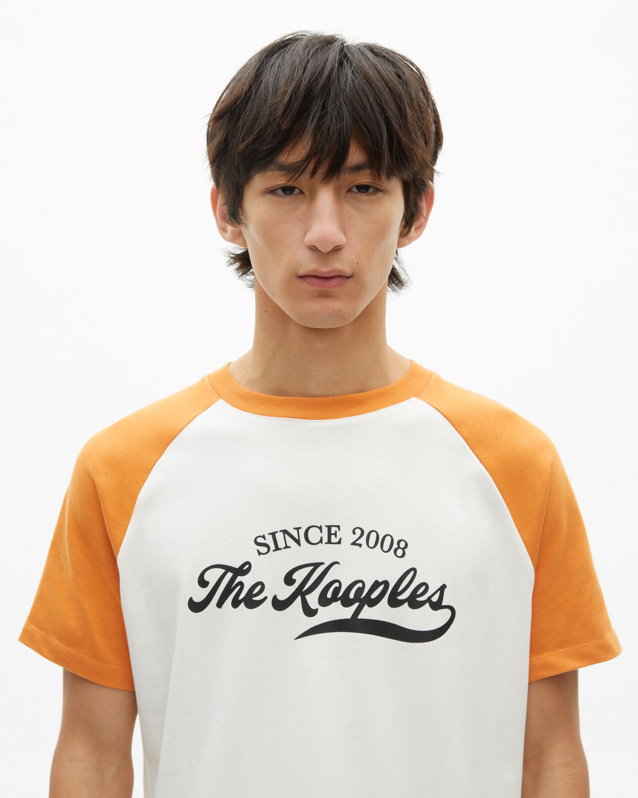 The Kooples HOMBRE ECRU camiseta serigrafía blanco crudo