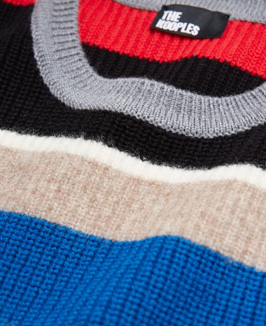 The Kooples H MULTICO multicolored wool sweater