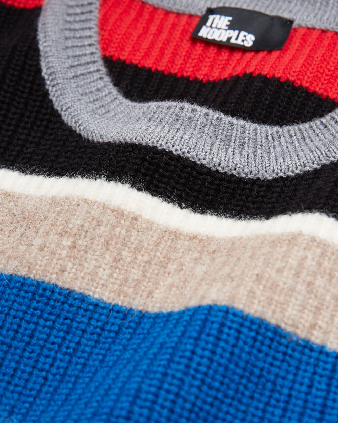 The Kooples HOMME MULTICO pull en laine multicolore