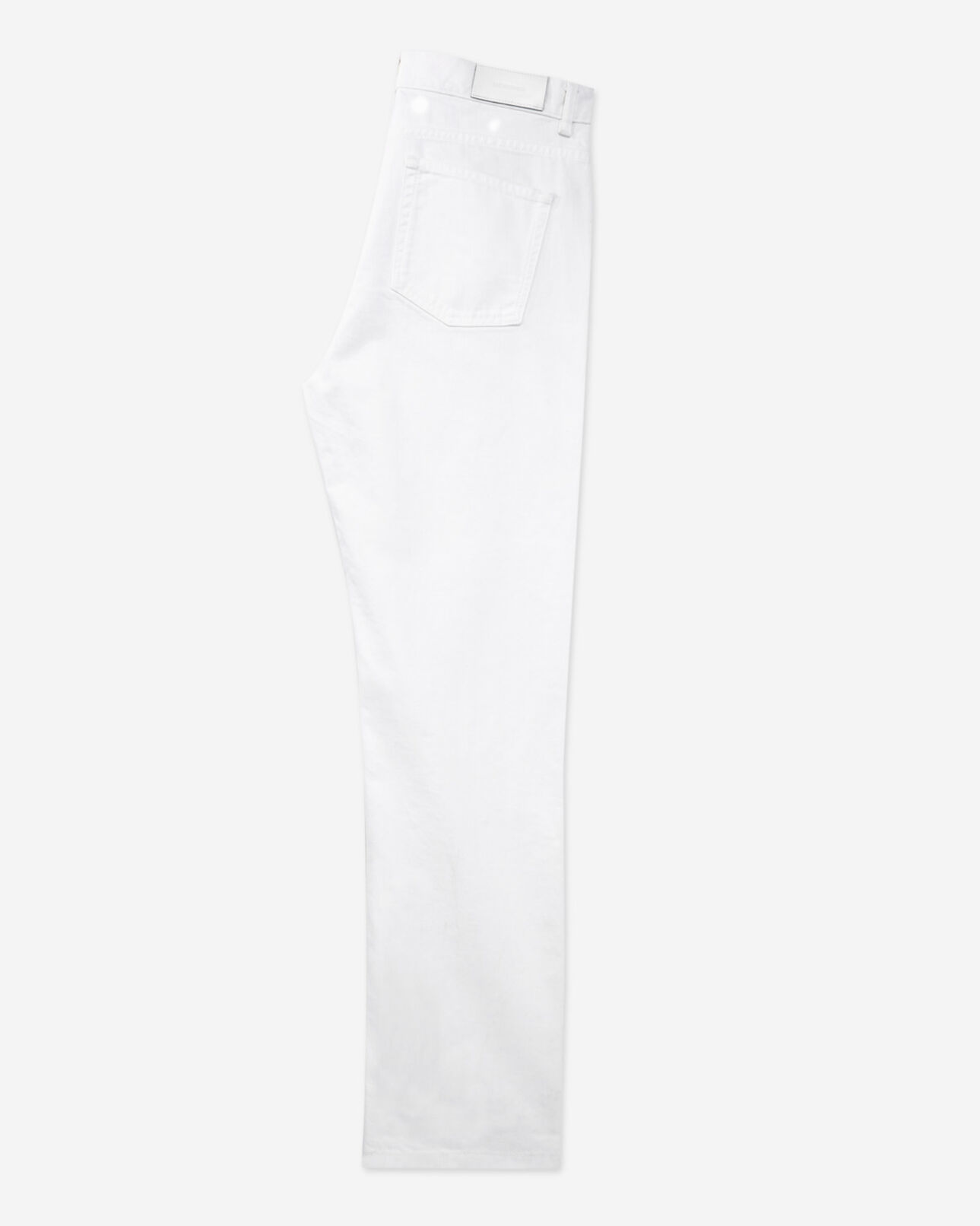 The Kooples HOMME ECRU jean brut blanc à cinq poches droit