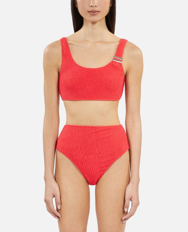 The Kooples WOMEN RED the kooples x luz swimsuit top red bra