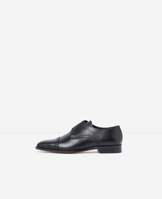 The Kooples HOMME BLACK chaussures noires cuir lacées costume