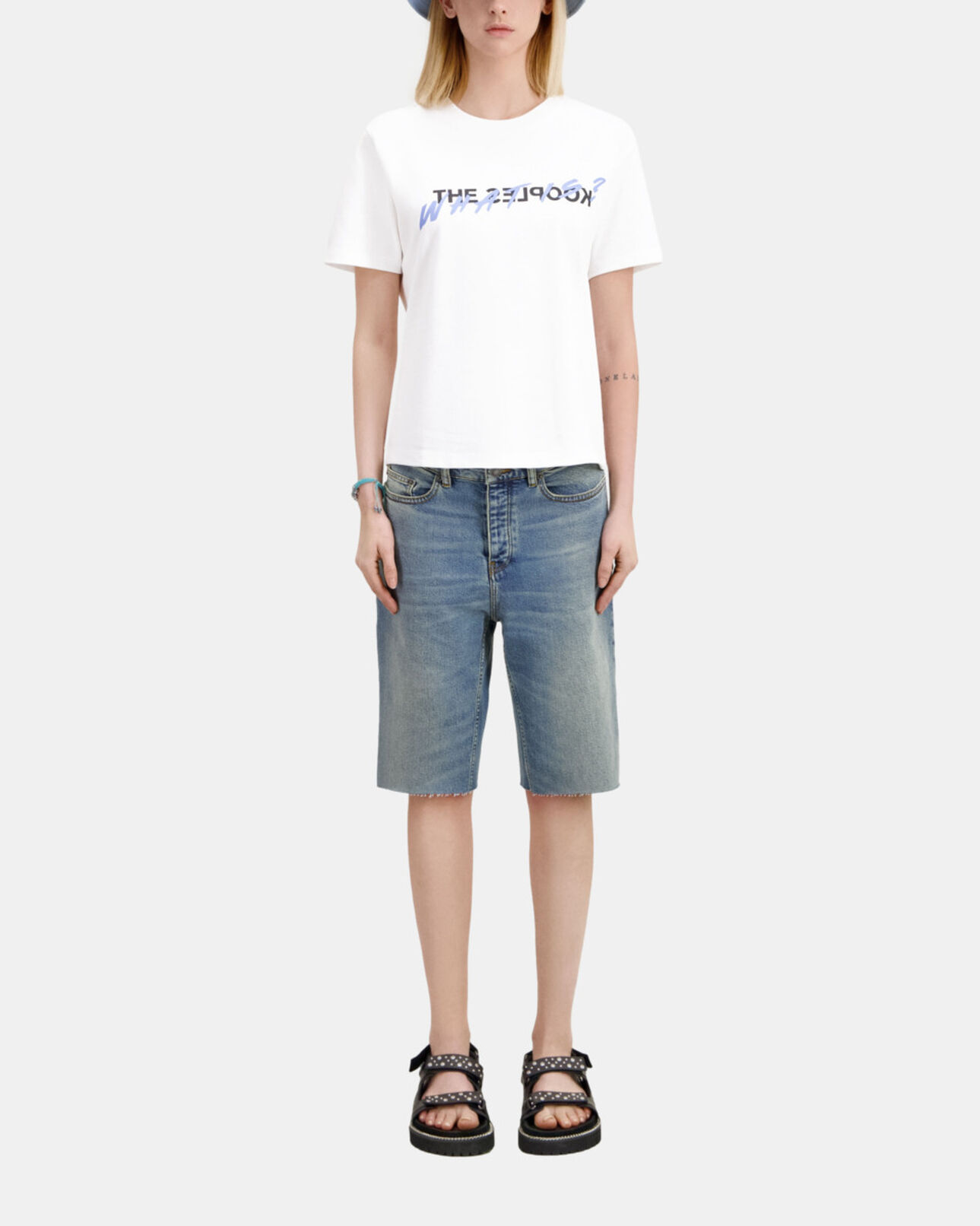 The Kooples MUJER WHITE camiseta what is blanca