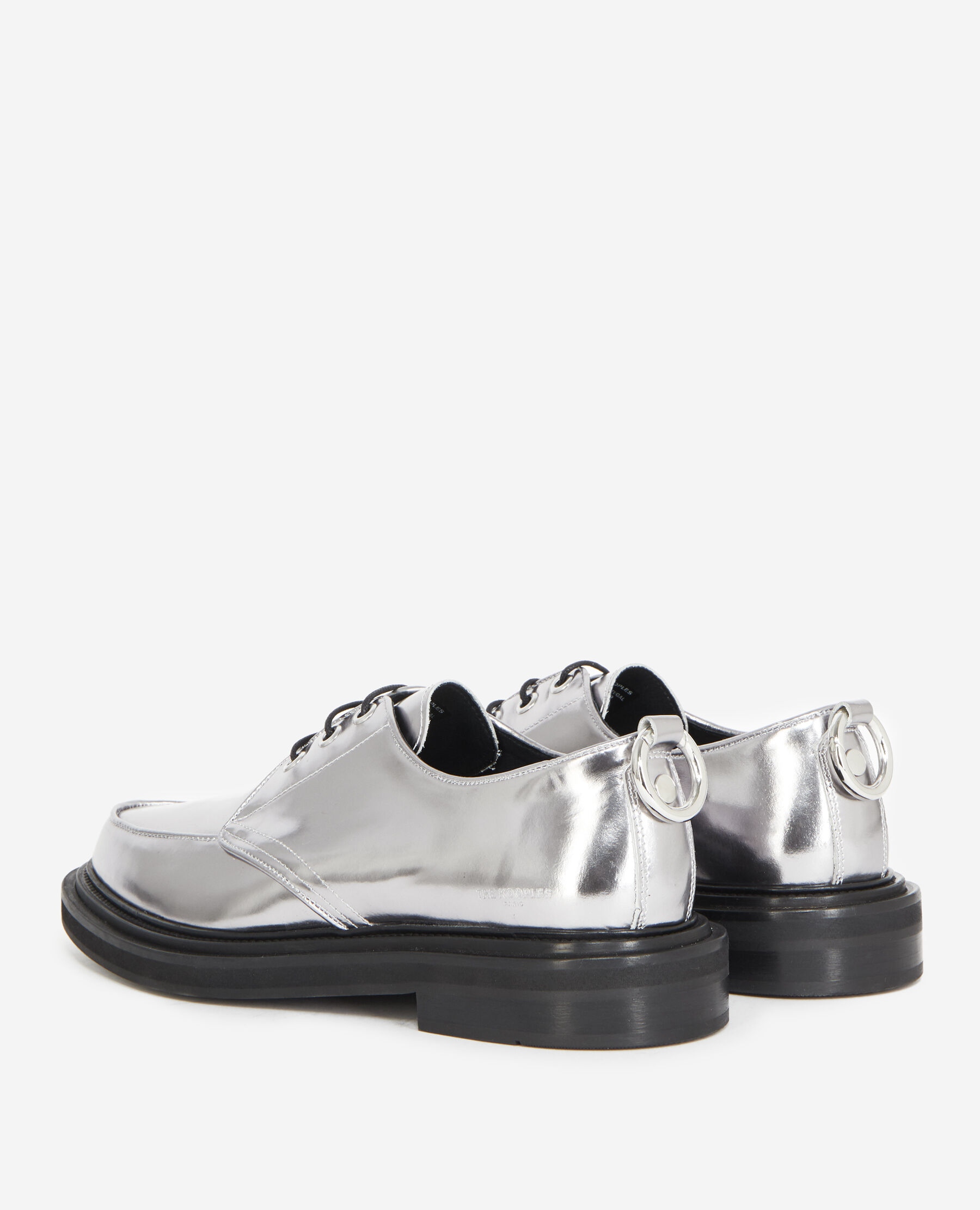 Derby argenté zara hot sale