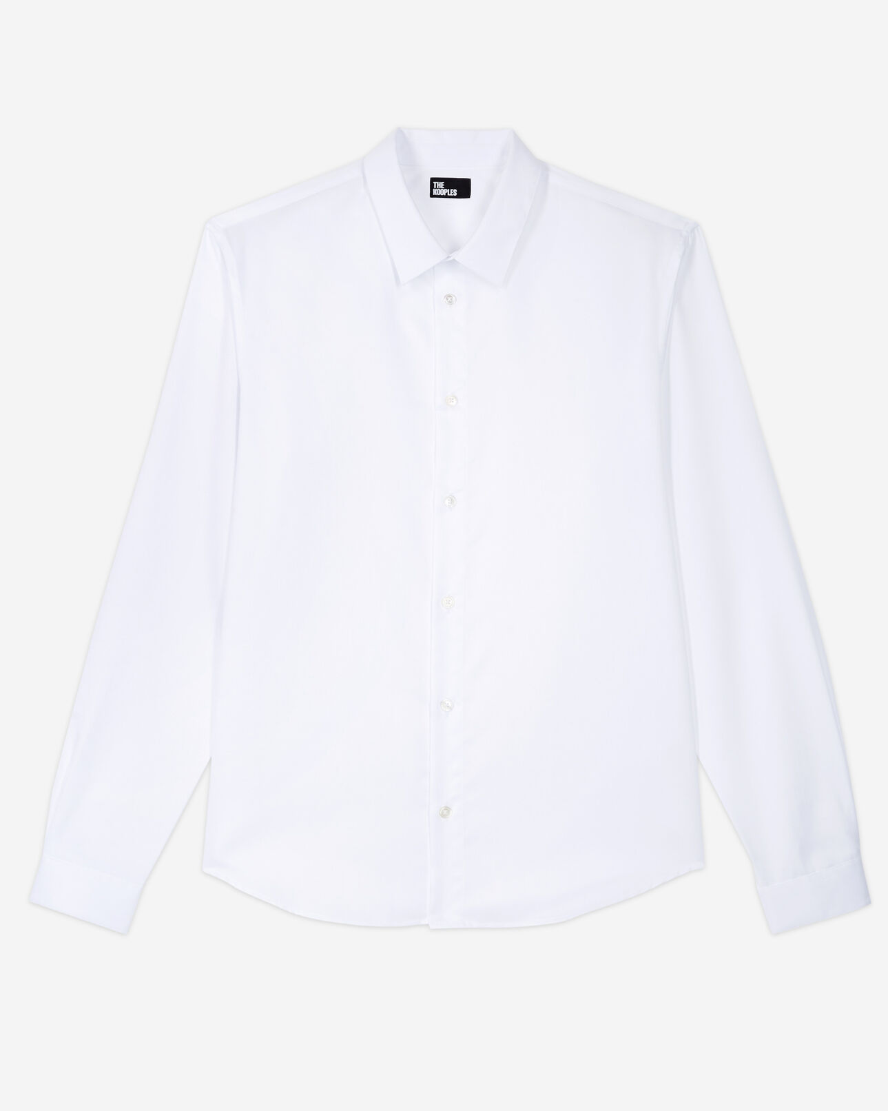 The Kooples HERREN WHITE weißes hemd mit klassischer kragen