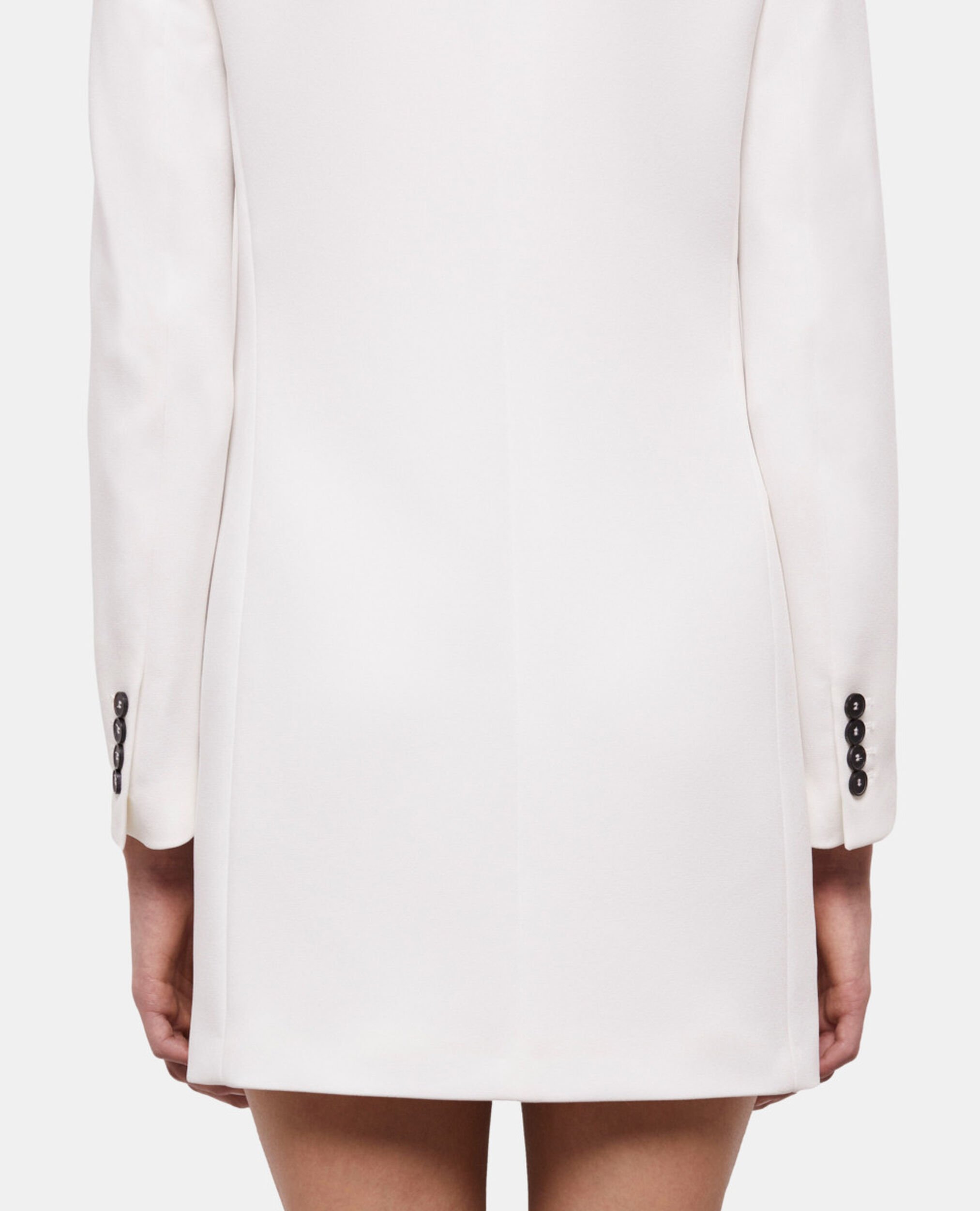 Vestido corto blanco crudo, ECRU, hi-res image number null