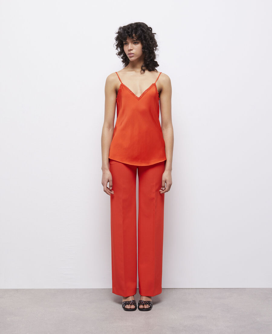 orange camisole