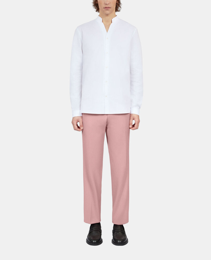The Kooples H WHITE white poplin formal shirt