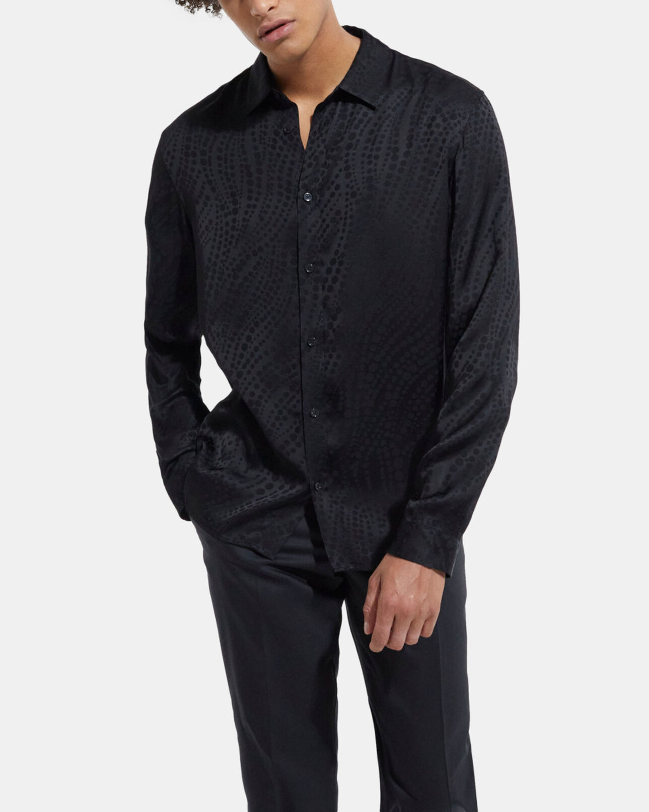The Kooples MEN BLACK black shirt