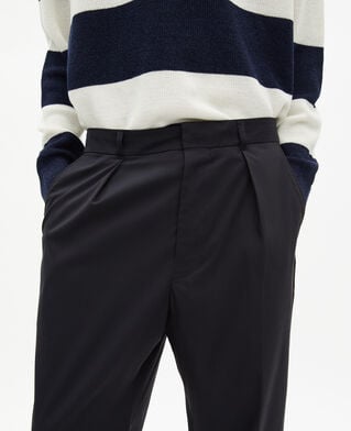 The Kooples HOMME BLACK pantalon à pinces noir