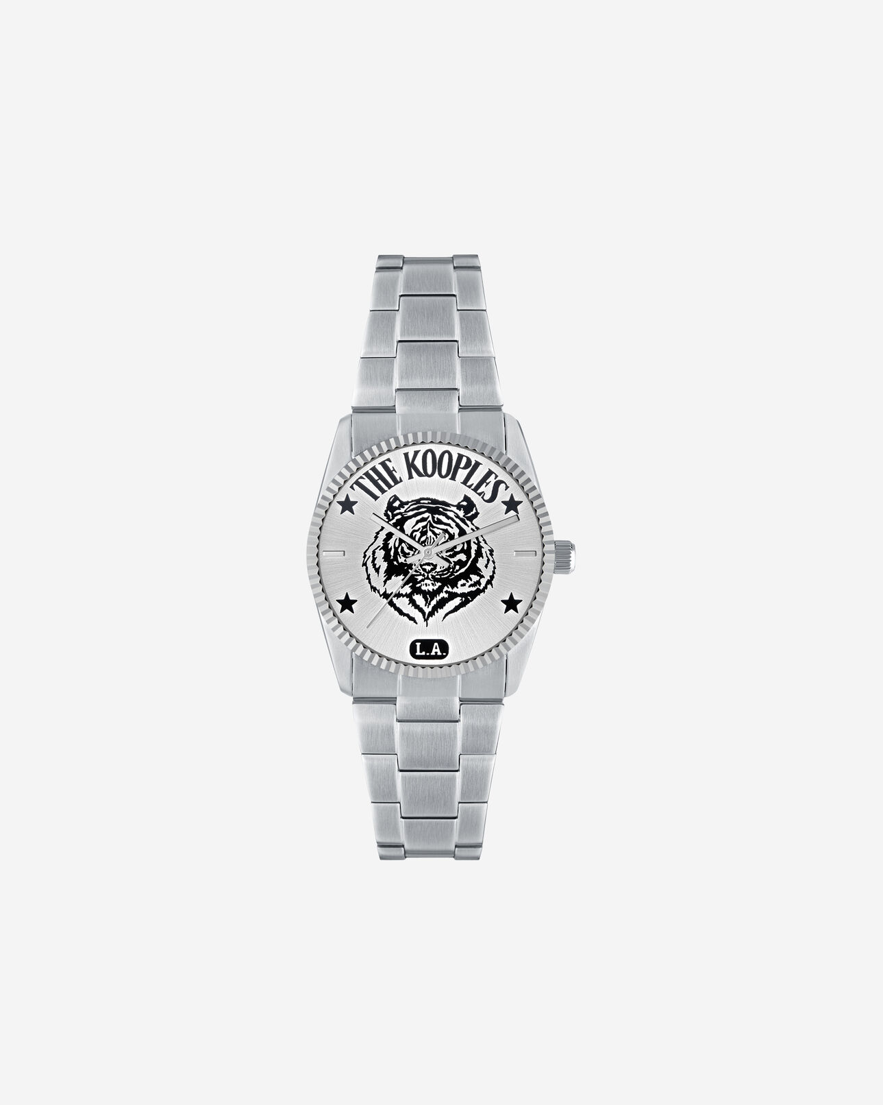 The Kooples MIXED SILVER la tiger silver watch