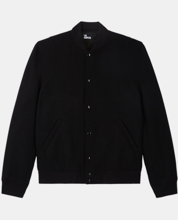 black wool jacket