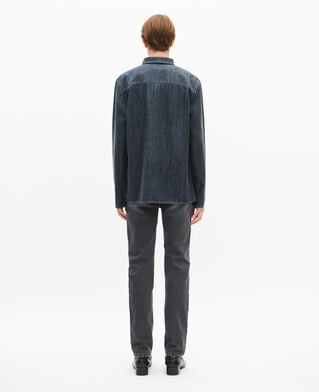 The Kooples H BLUE ELECTRIC blue denim shirt