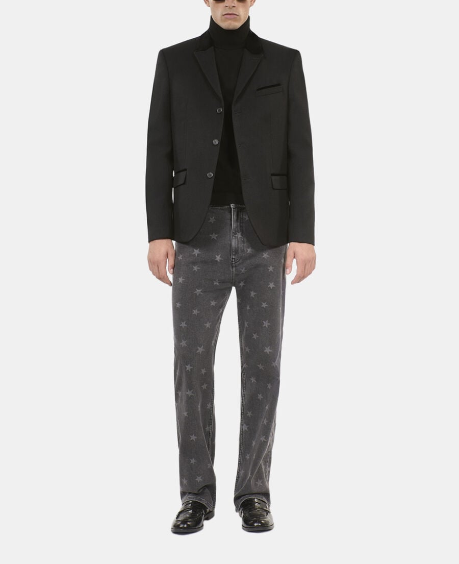 The Kooples H BLACK black wool blazer