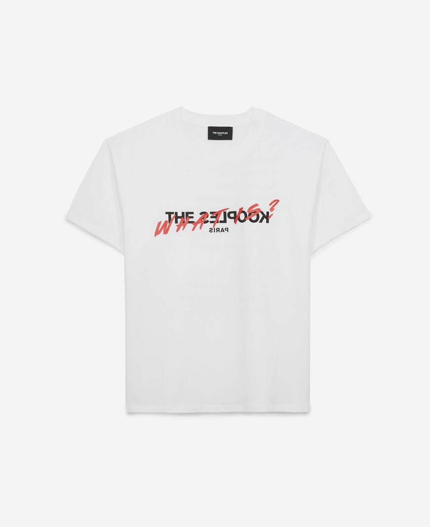 The Kooples FEMME WHITE t-shirt what is blanc