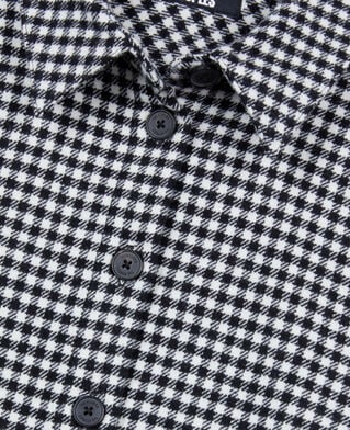 The Kooples FEMME BLACK WHITE chemise &agrave; carreaux vichy