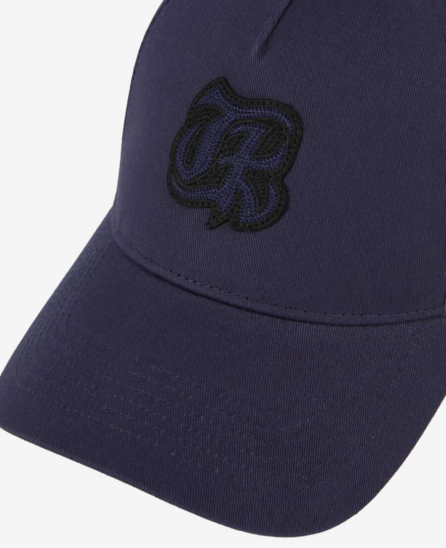 navy blue cap with tk patch
