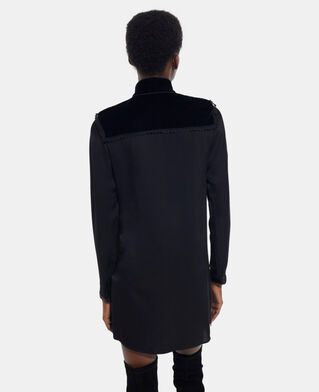 The Kooples DAMEN BLACK schwarzes kurzes kleid