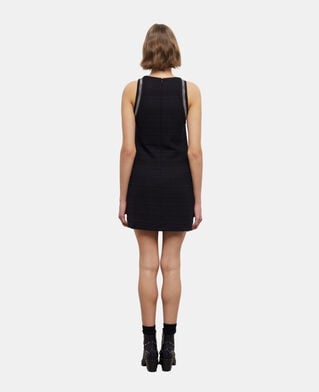 The Kooples MUJER BLACK vestido corto negro