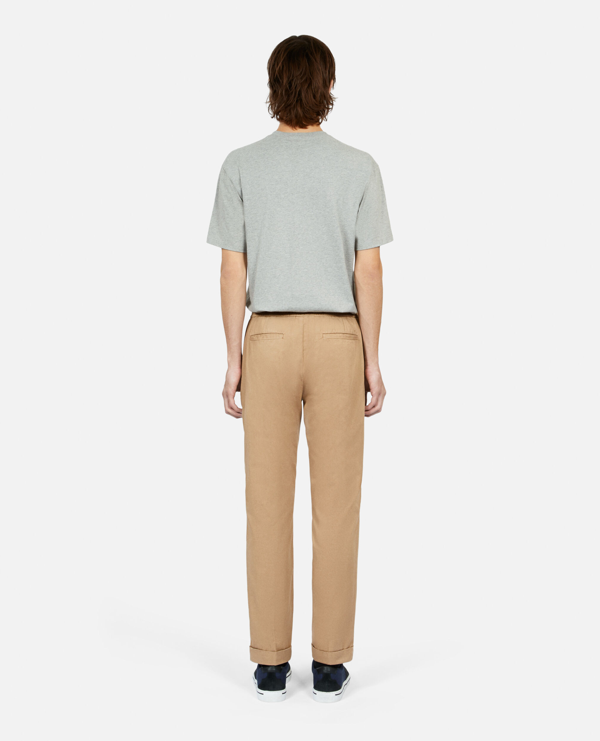 Camel cotton trousers, CAMEL, hi-res image number null