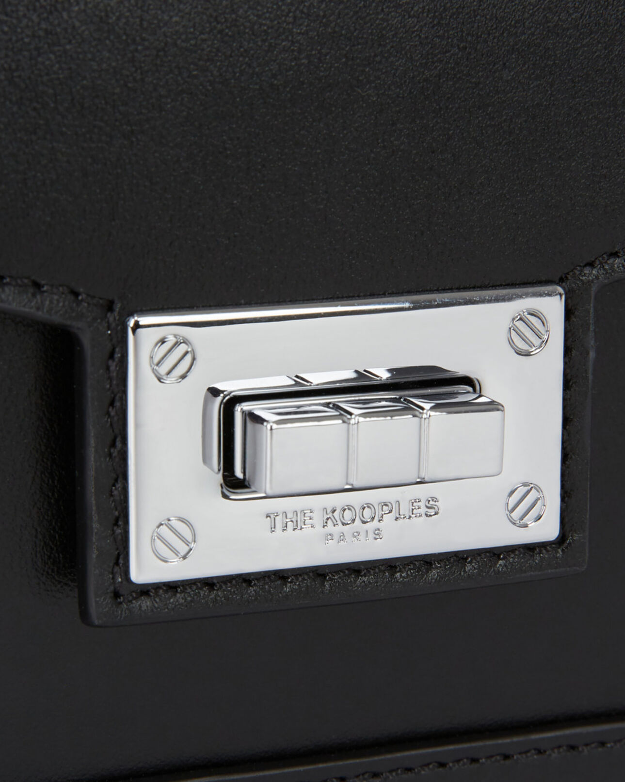 The Kooples MUJER BLACK STONE bolso emily nano piel negro