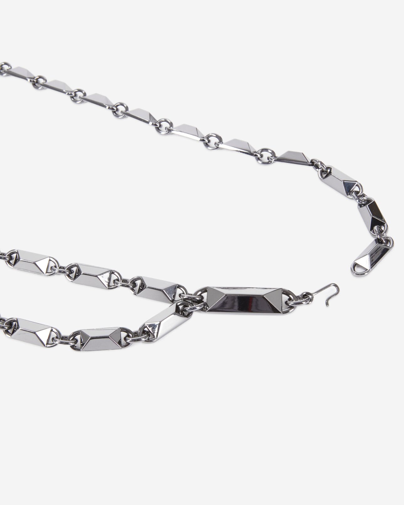 The Kooples FEMME GUN METAL ceinture chaîne ajustable
