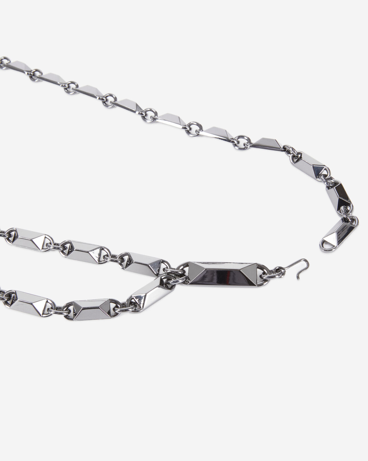 The Kooples FEMME GUN METAL ceinture chaîne ajustable