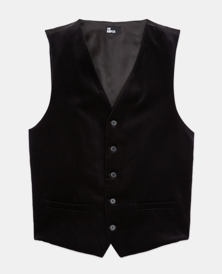 The Kooples H BLACK black suit vest