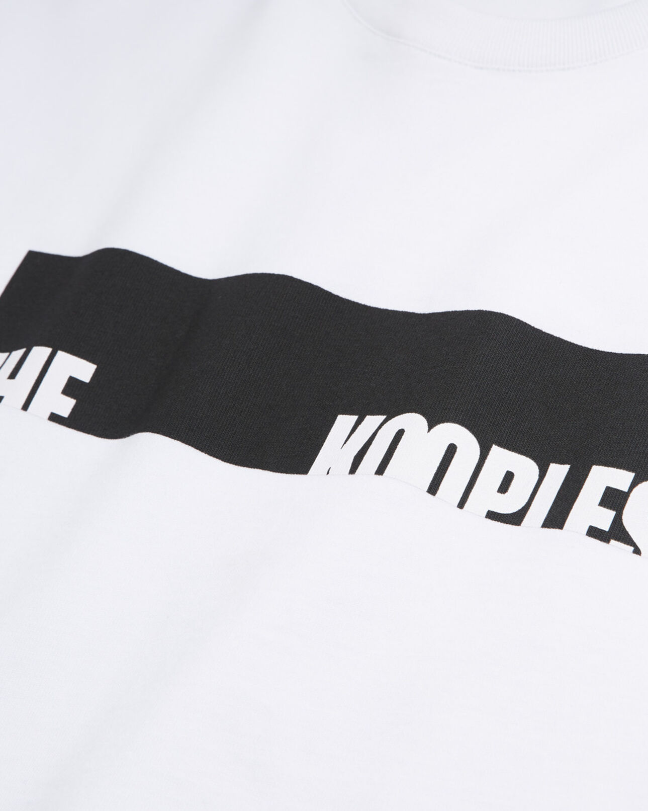 The Kooples MEN SNOW WHITE white screen print t-shirt