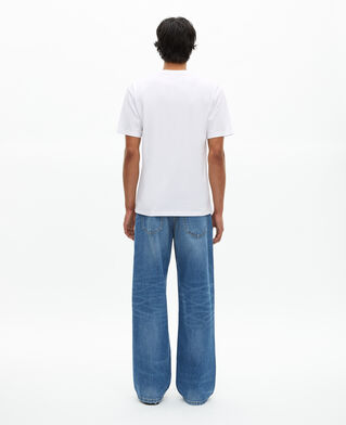 The Kooples HOMME WHITE t-shirt droit uni blanc