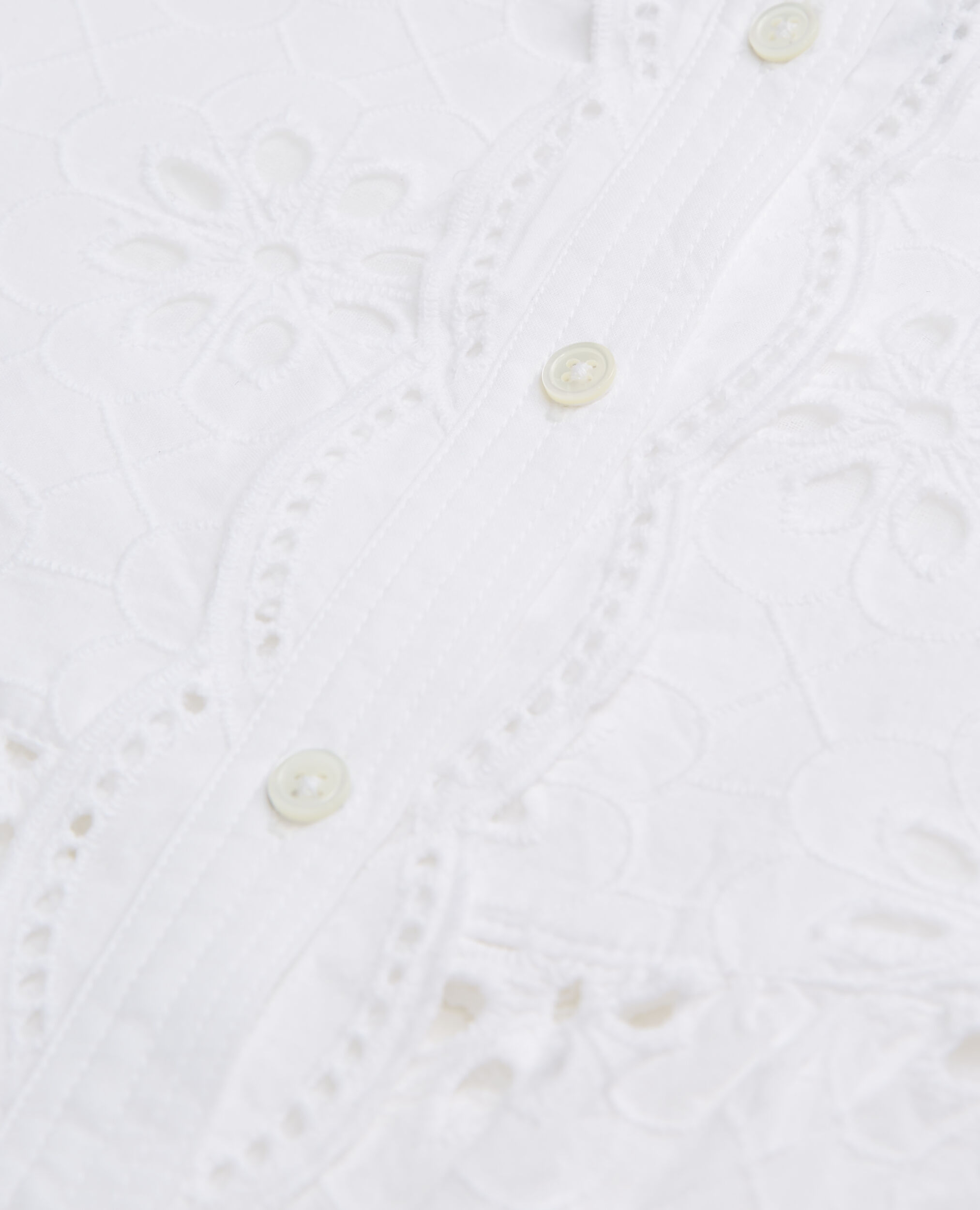 White broderie anglaise shirt best sale