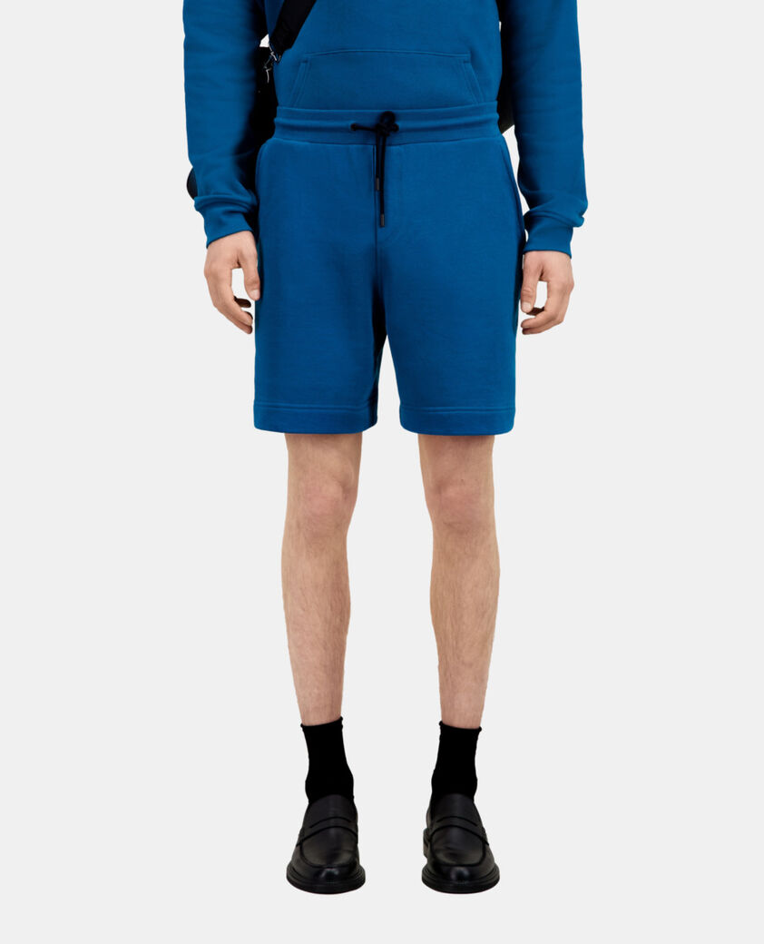 The Kooples MEN MEDIUM BLUE blue cotton shorts