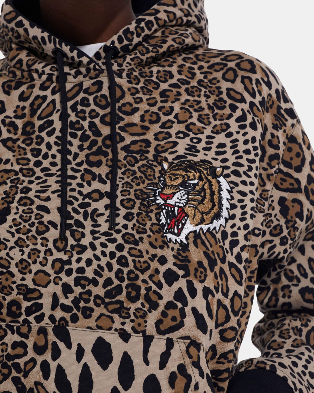 The Kooples WOMEN LEOPARD cotton sweatshirt with leopard print
