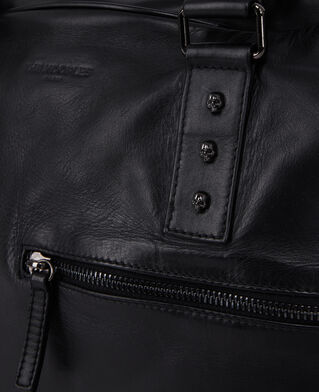 The Kooples MEN BLACK black leather briefcase