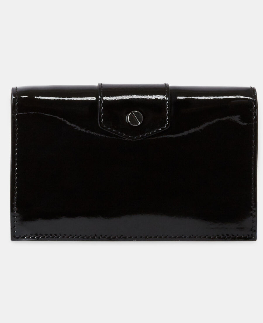 small emily pouch in black leather