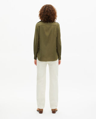 The Kooples WOMEN KAKI khaki shirt
