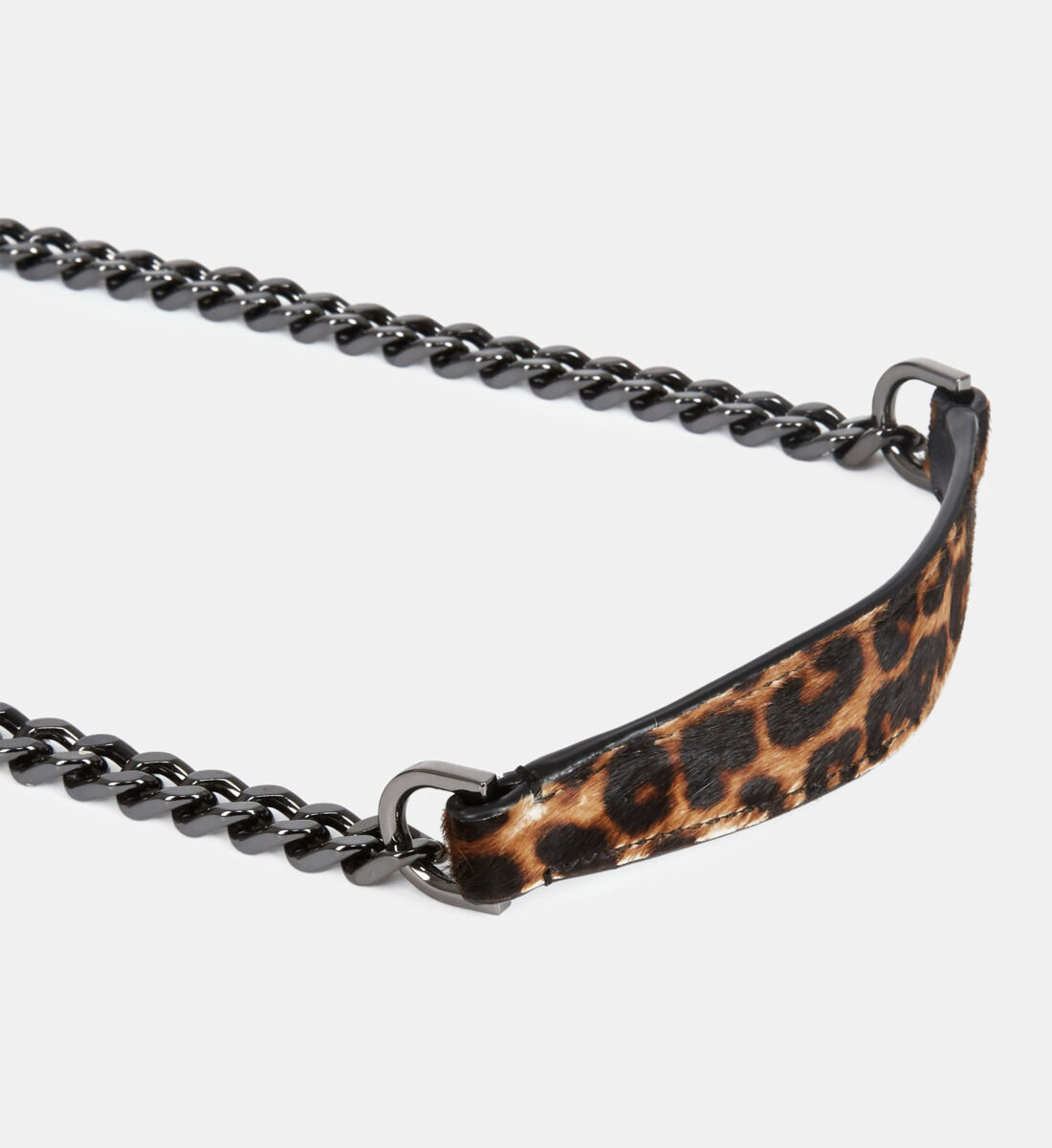Sac Emily small en cuir leopard The Kooples France
