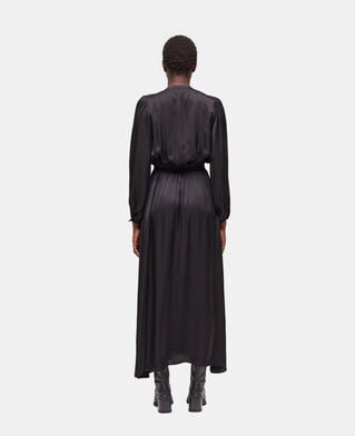 The Kooples FEMME BLACK robe longue noire