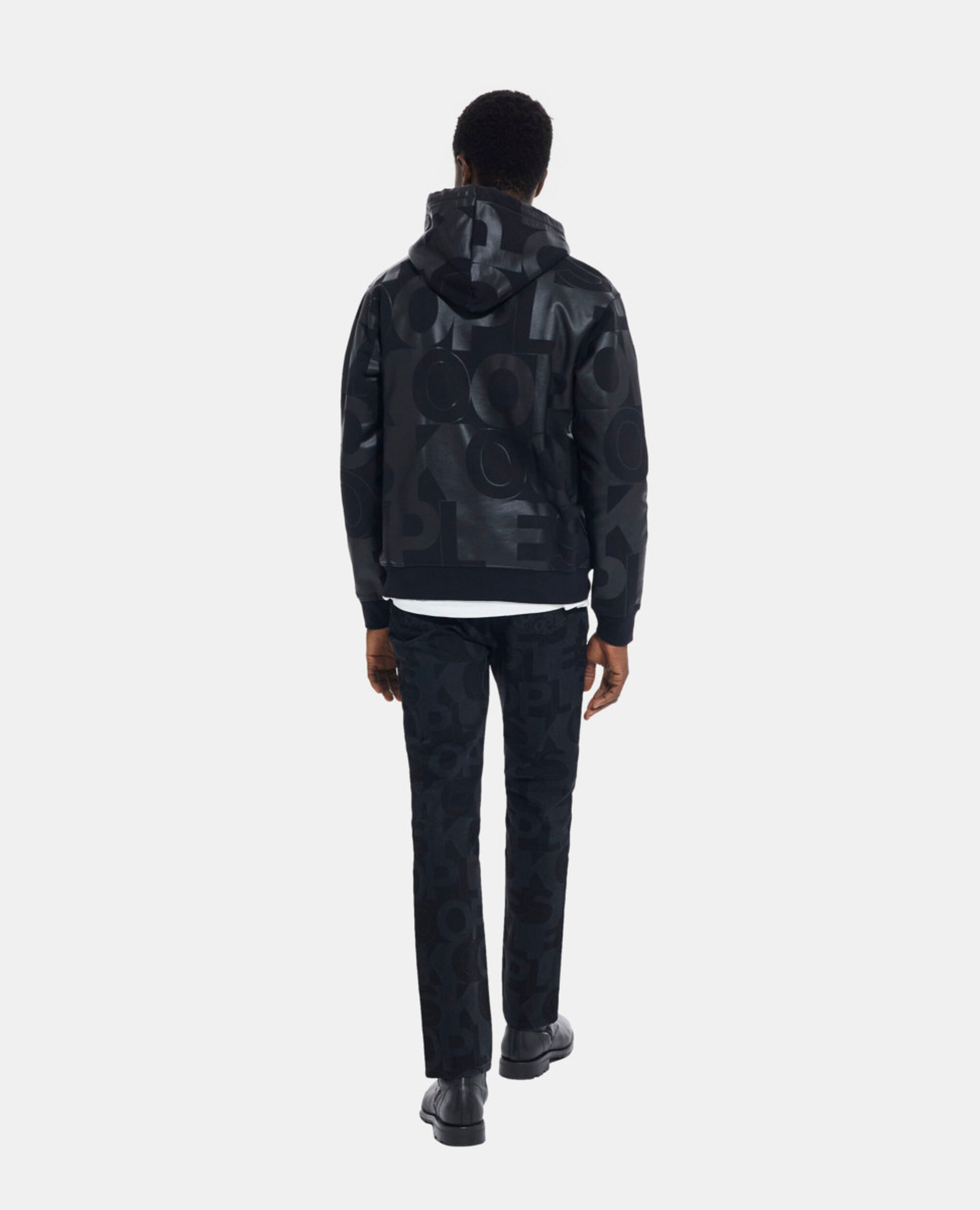 The Kooples logo sweatshirt, BLACK, hi-res image number null
