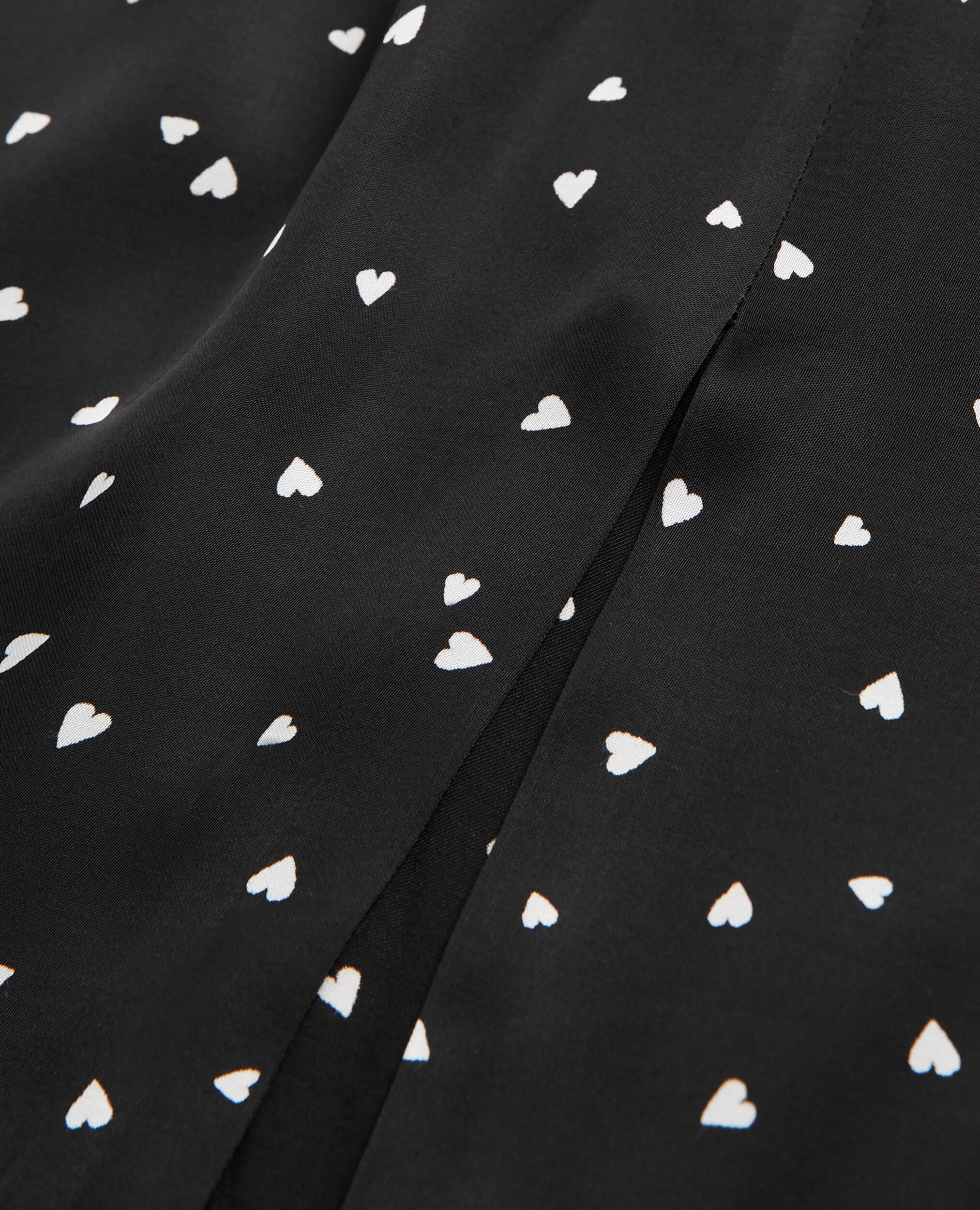 Short dress with heart print, BLACK, hi-res image number null
