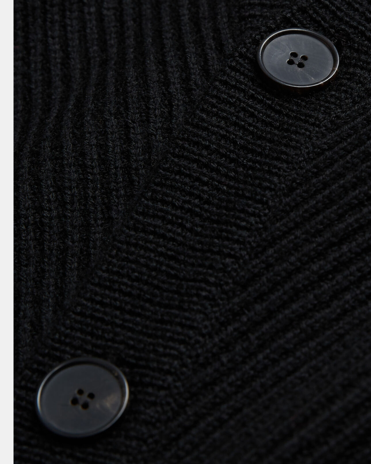 The Kooples MEN BLACK black wool cardigan