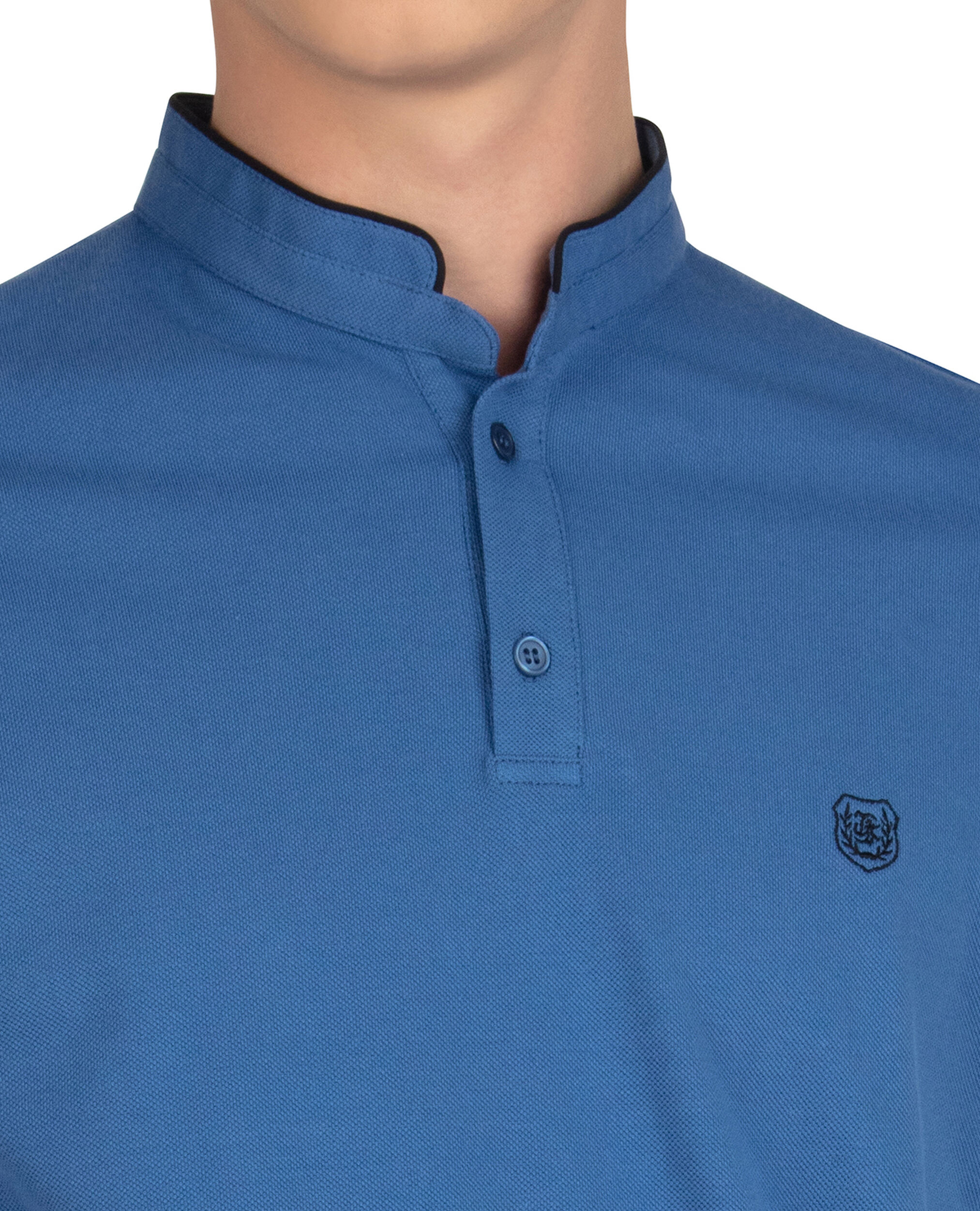 Polo azul, AZUR / BLACK NAVY, hi-res image number null