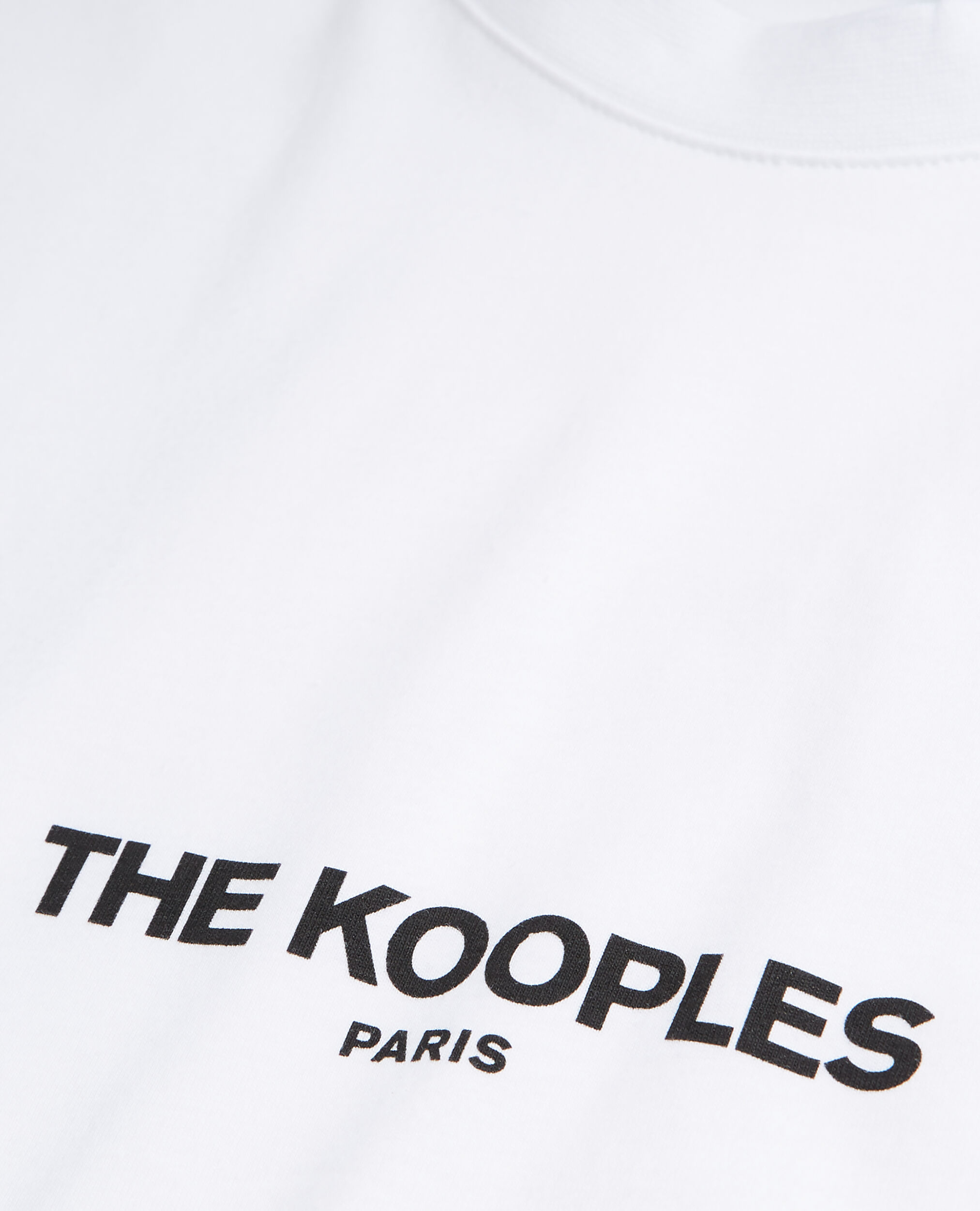 White logo T-shirt, WHITE, hi-res image number null