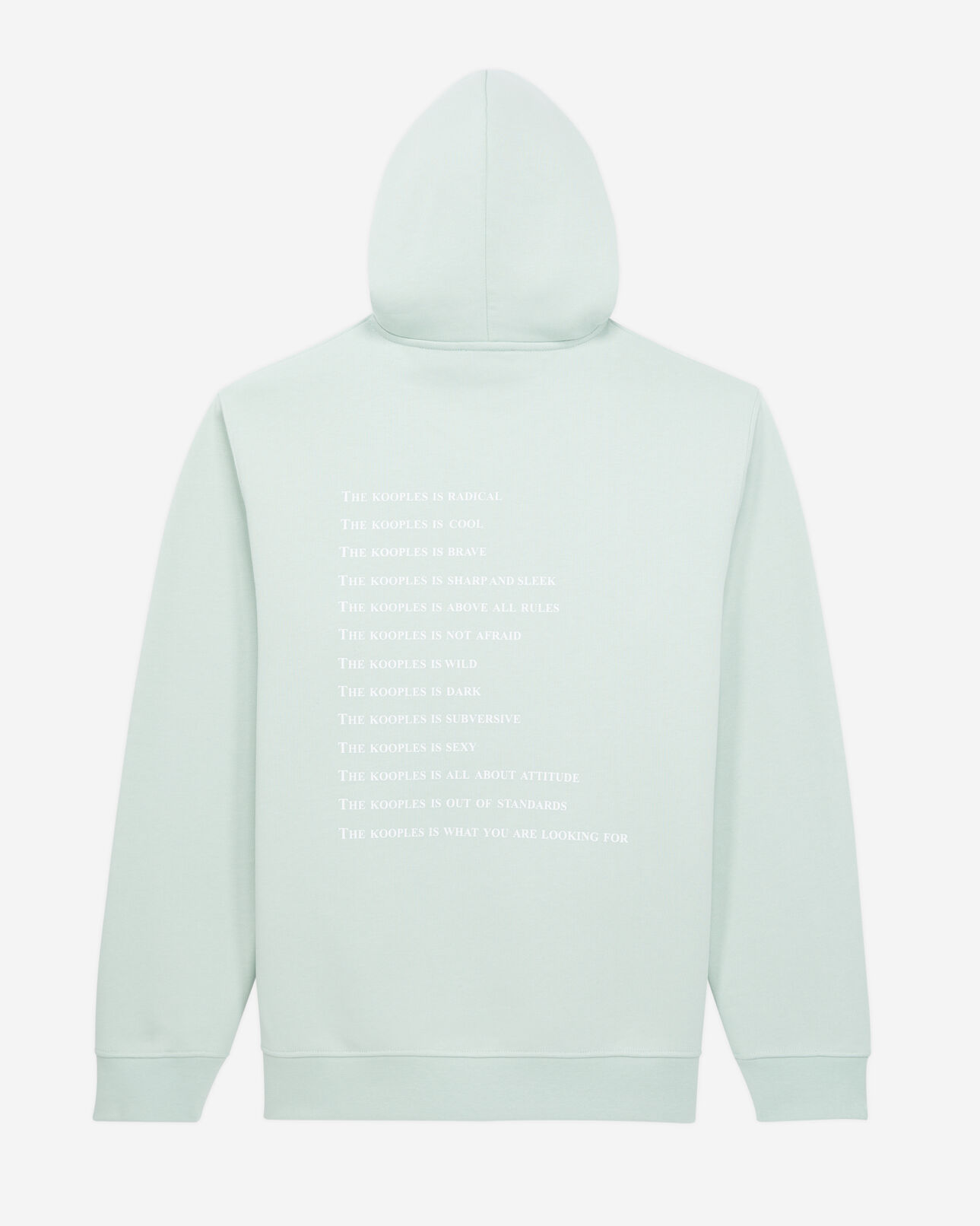The Kooples MEN OCEAN men's green what is hoodie