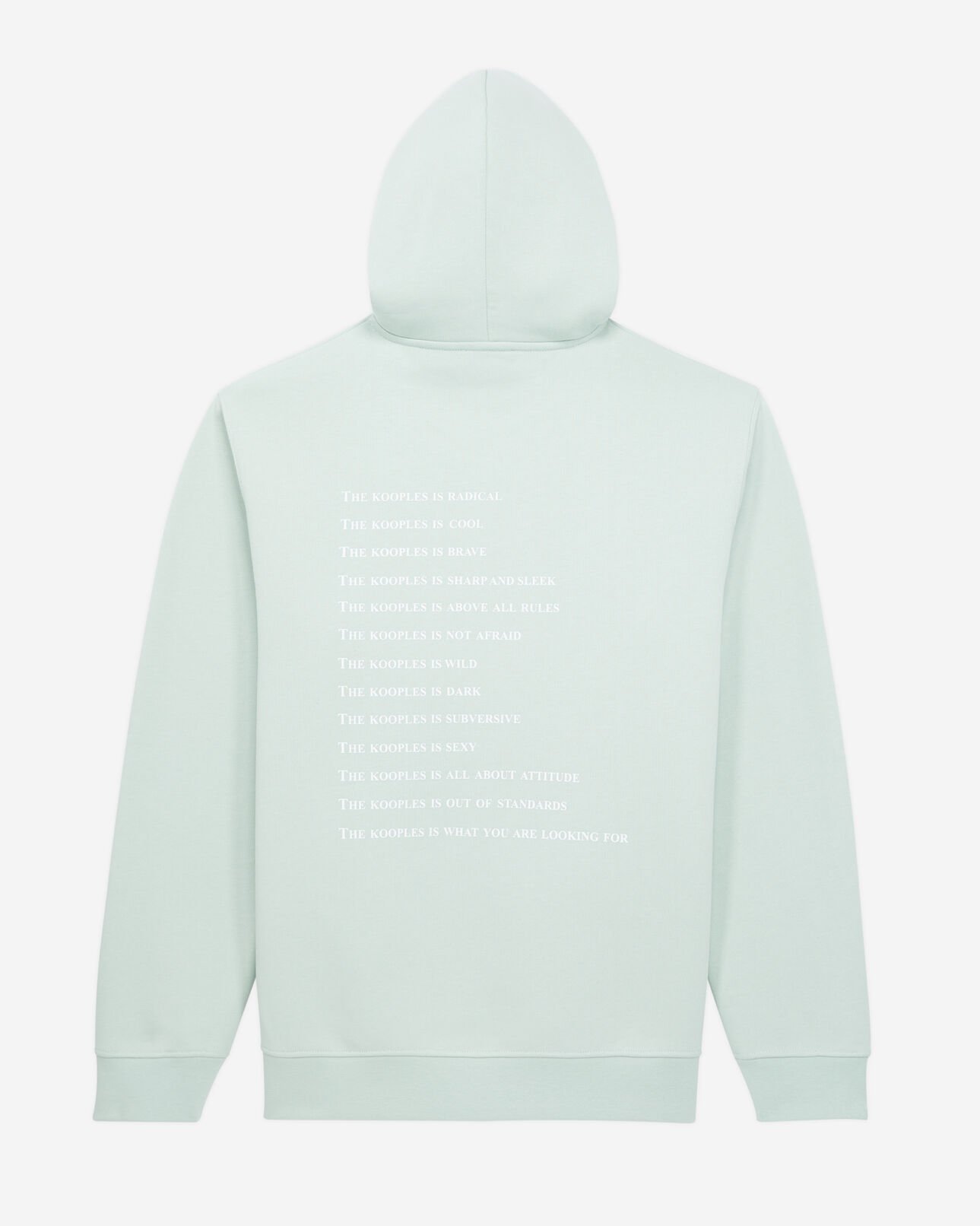 The Kooples MEN OCEAN men's green what is hoodie