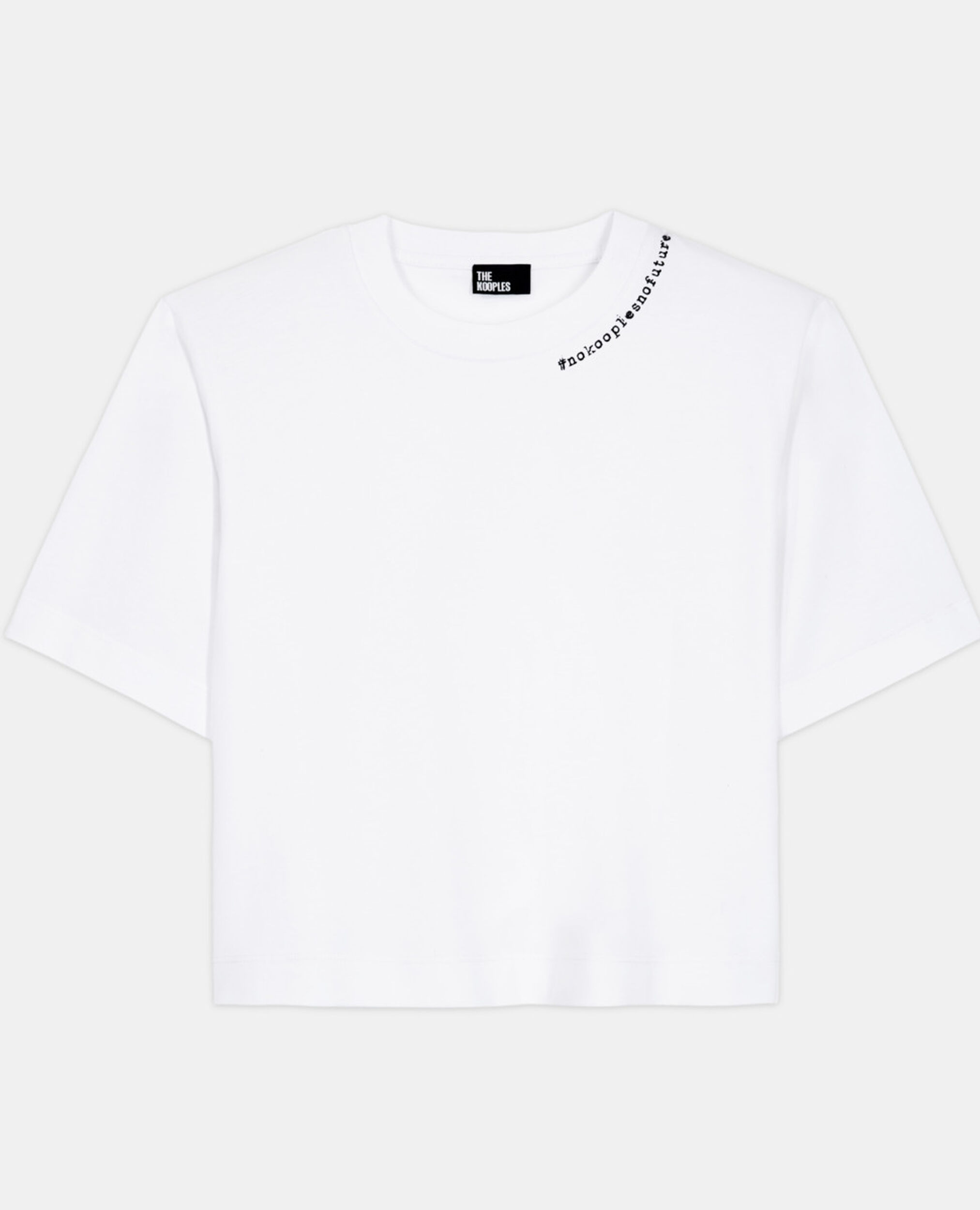 White logo T-shirt, SNOW WHITE, hi-res image number null