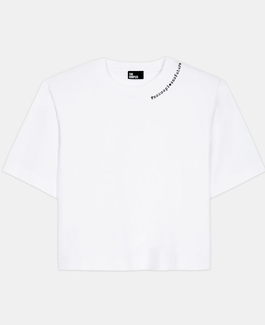 t-shirt logo blanc