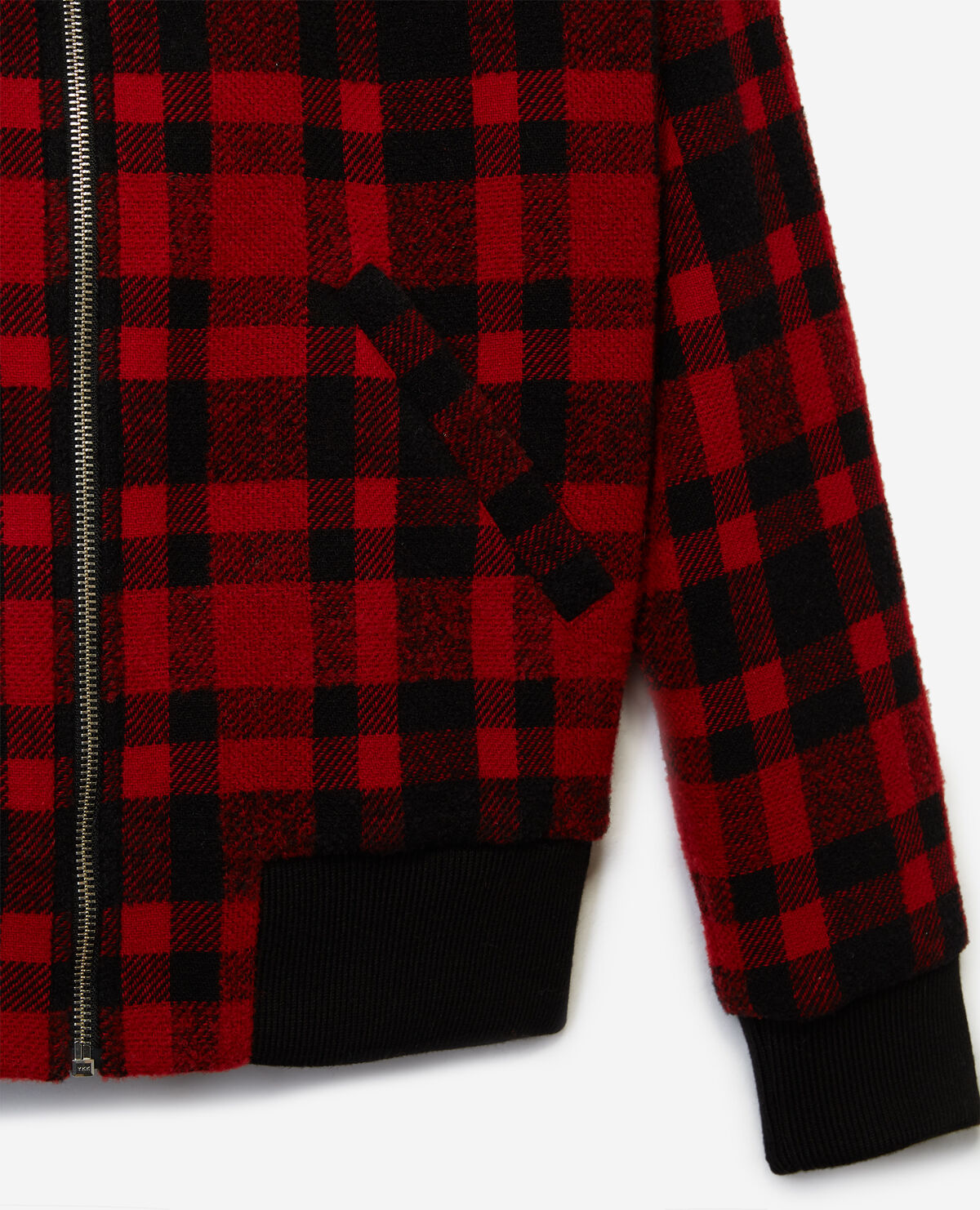 Red and black check jacket mens shop